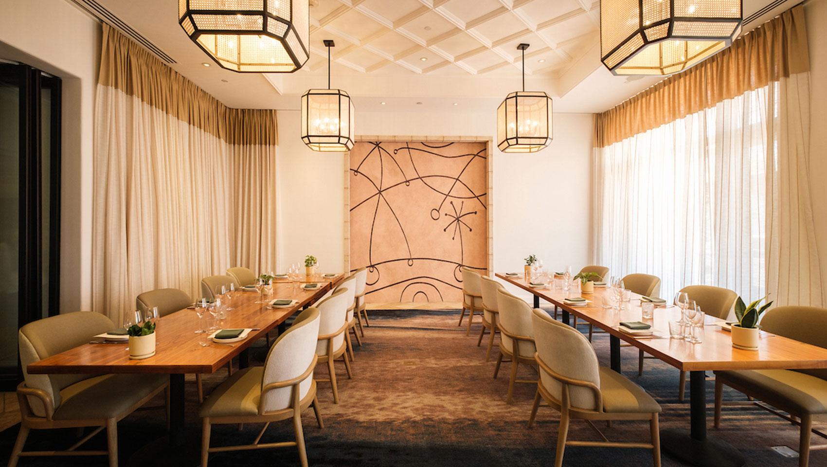 Canary Event Space with table setting