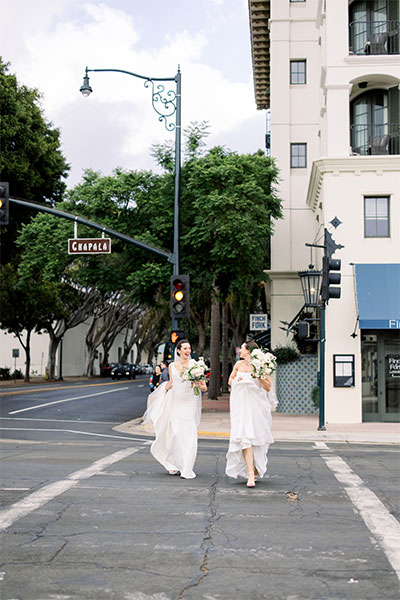 Bride on the street
