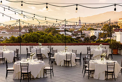 Kimpton Canary Hotel Rooftop Banquet